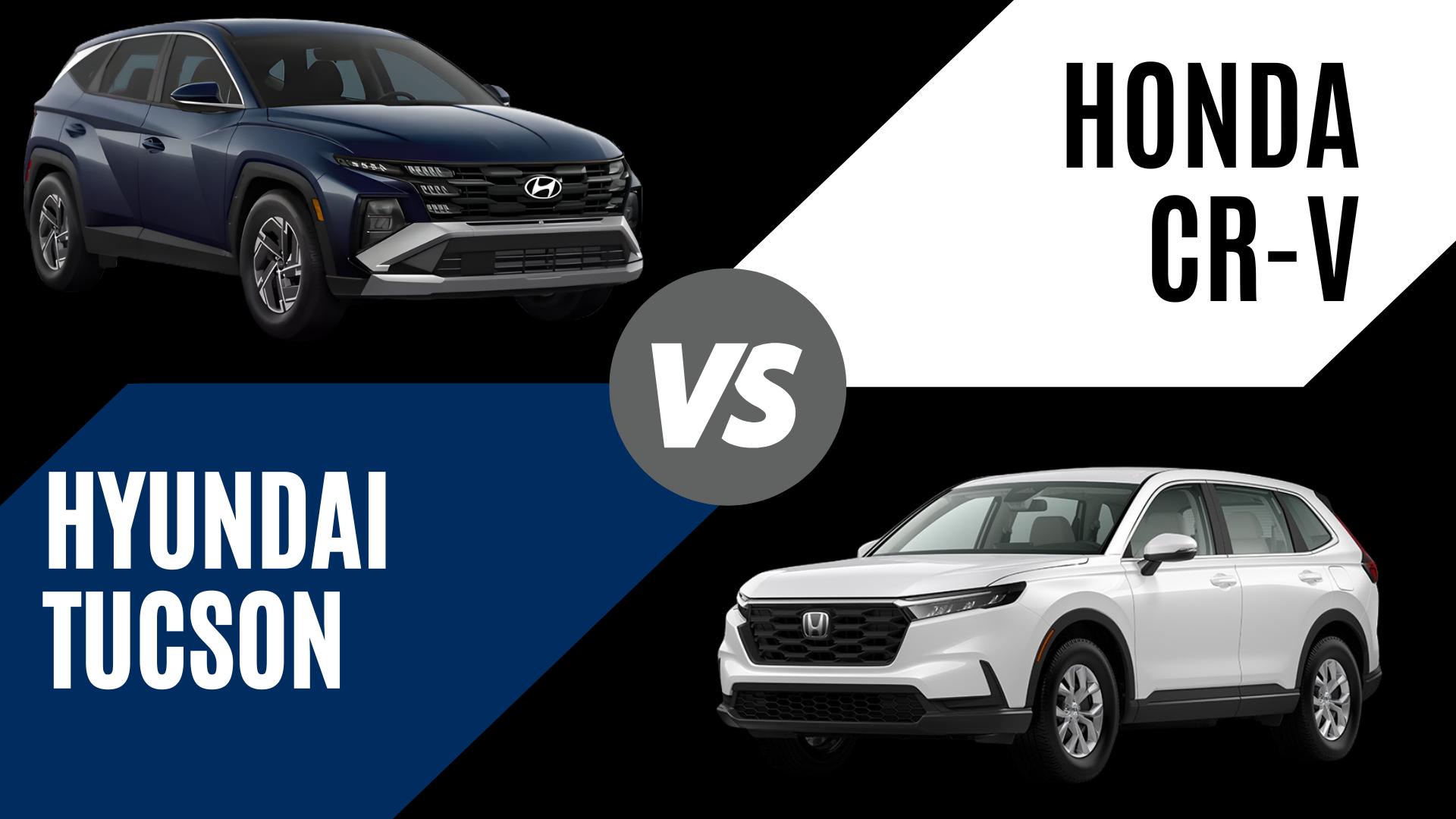 2026 Hyundai Tucson vs 2026 Honda CR-V comparison in North Little Rock, AR