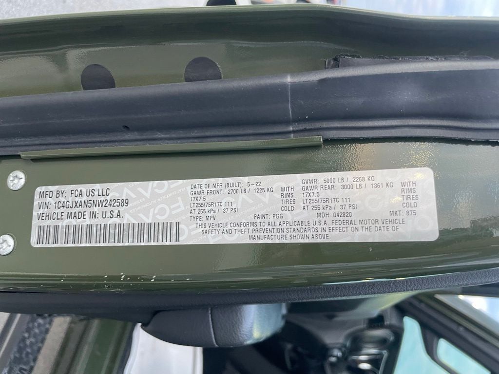 2022 Jeep Wrangler - WILLYS 4X4 / APPLE CARPLAY