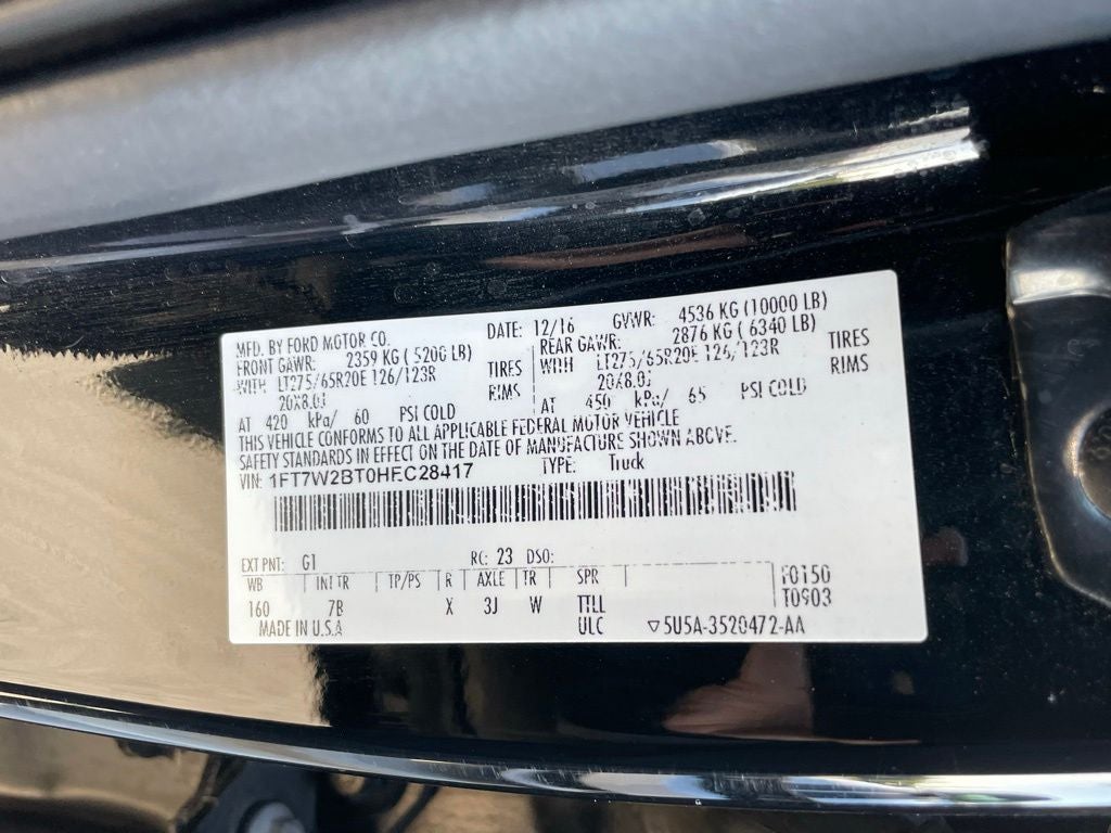 2017 Ford F-250SD Platinum