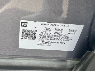2023 Chevrolet Bolt EV 1LT - ALL-ELECTRIC / LOW COST TO OWN