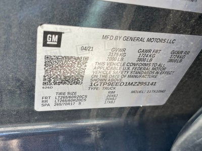2021 GMC Sierra 1500 AT4 - TONNEAU COVER / HD SURROUND VISION