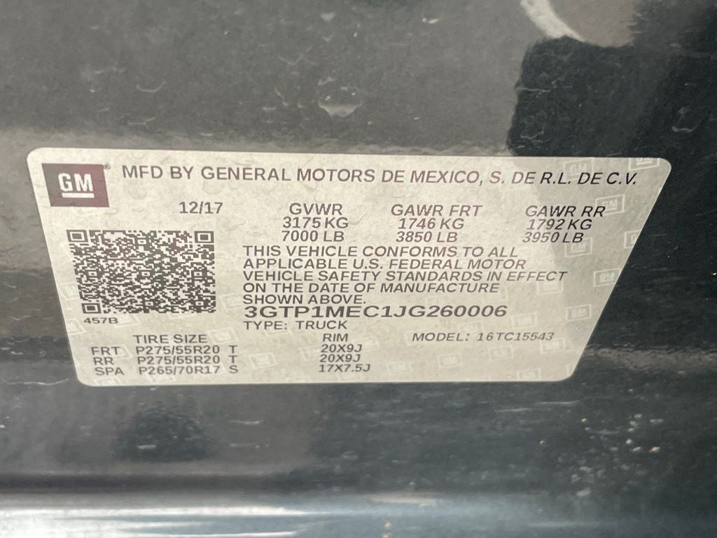 2018 GMC Sierra 1500 SLE - ONE OWNER / APPLE CARPLAY