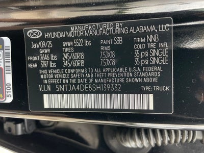 2025 Hyundai SANTA CRUZ SE - 30 MPG / APPLE CARPLAY