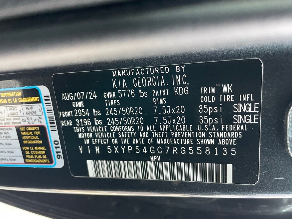 2024 Kia Telluride SX - KIA CERTIFIED / POWER SUNROOF