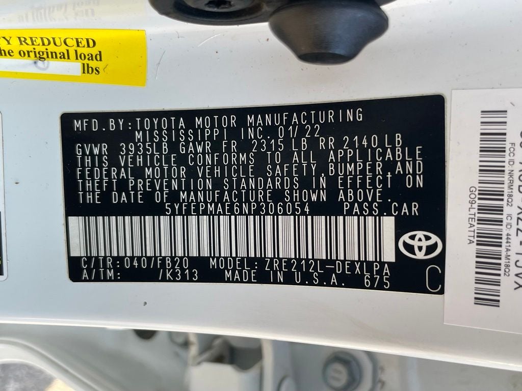 2022 Toyota Corolla LE - 38 MPG / KEYLESS ENTRY