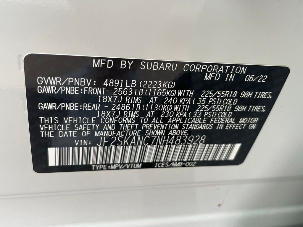 2022 Subaru Forester Limited - POWER LIFTGATE / ONE OWNER