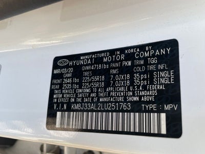 2020 Hyundai TUCSON SEL
