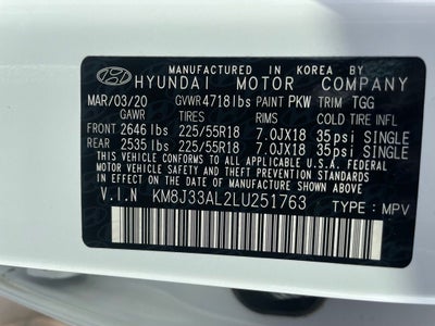 2020 Hyundai TUCSON SEL - 1 OWNER / CLEAN CARFAX