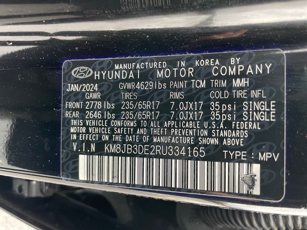 2024 Hyundai TUCSON SEL - BLIND SPOT ASSIST / WIRELESS CARPLAY