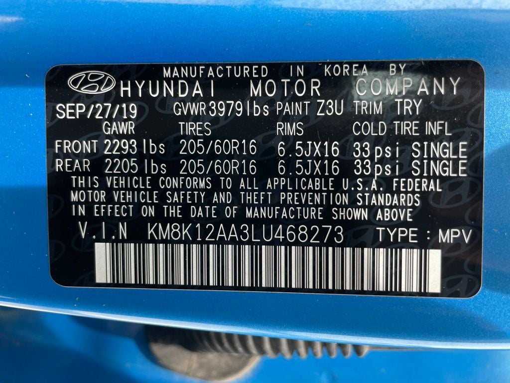 2020 Hyundai KONA SE - LANE KEEP ASSIST / APPLE CARPLAY