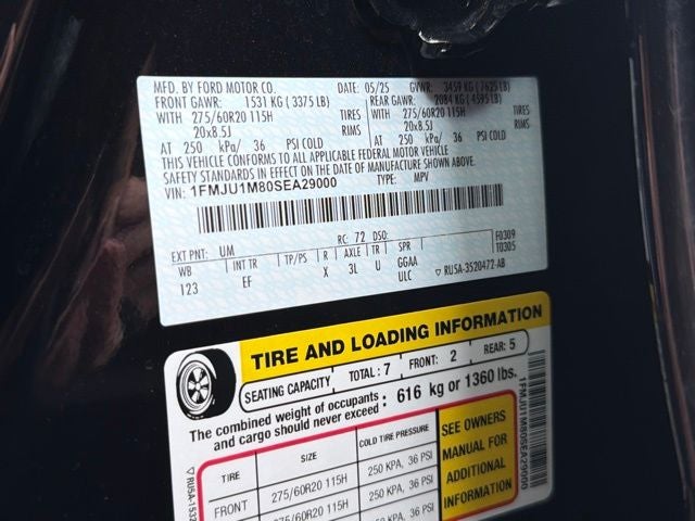 2025 Ford Expedition Platinum CARFAX 1-OWNER