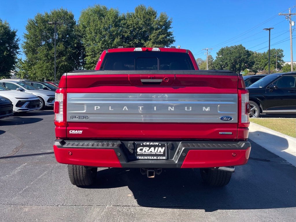2021 Ford F-150 Platinum Clean CarFax, Pano Moonroof, Leather