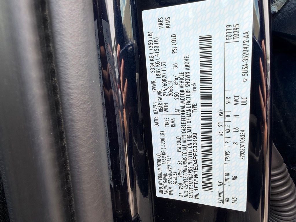 2023 Ford F-150 Platinum CARFAX 1-Owner