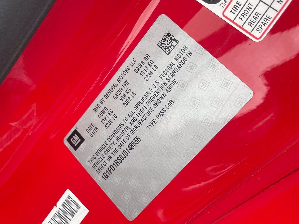 2018 Chevrolet Camaro 2LT RS Pkg, Leather, 20" Wheels
