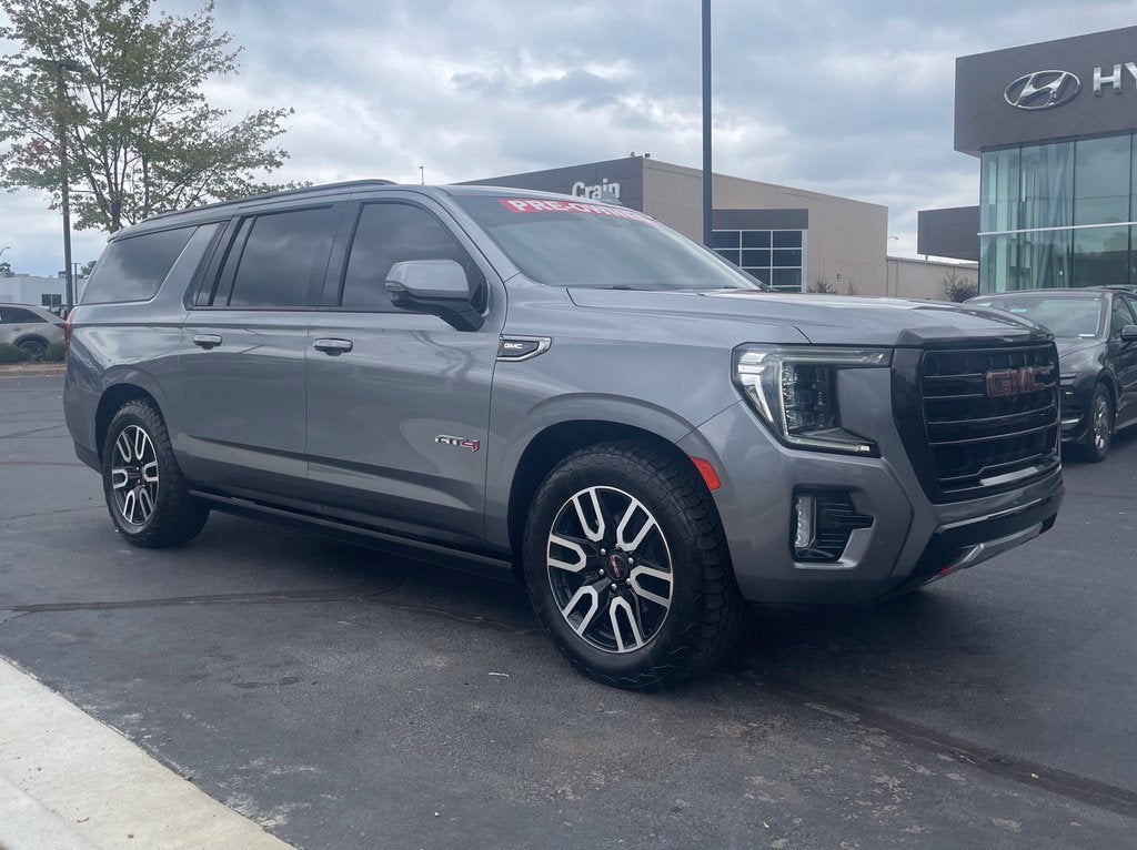 2021 GMC Yukon XL AT4 Pano Roof, Bucket Seats, Power Boards, DVD's