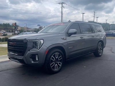 2021 GMC Yukon XL AT4 Pano Roof, Bucket Seats, Power Boards, DVD's