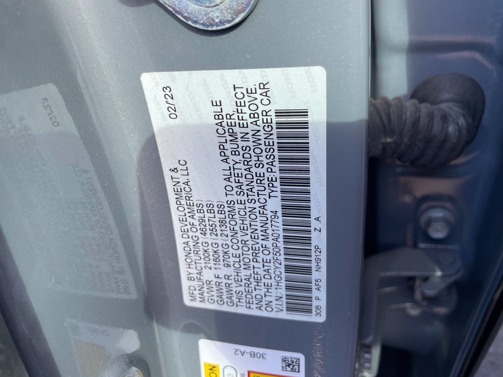 2023 Honda Accord Hybrid Sport Clean CarFax, One Owner