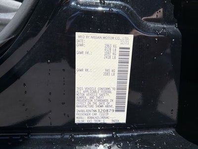 2022 Nissan Altima 2.5 SV