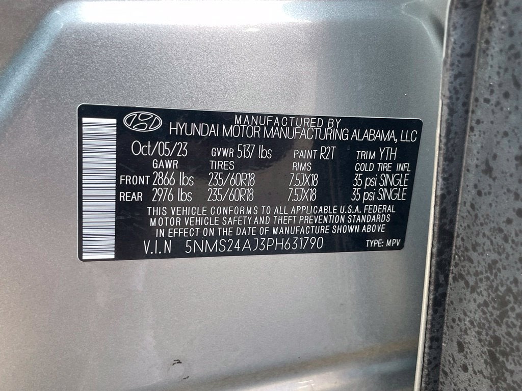 2023 Hyundai SANTA FE SEL Clean Carfax, One Owner