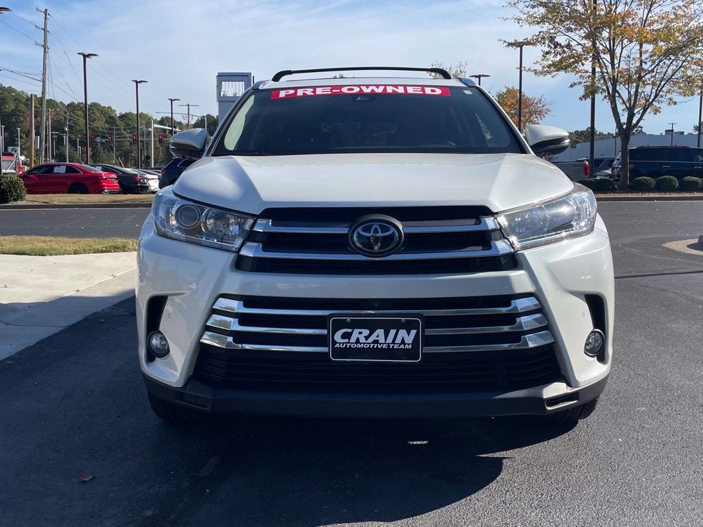 2018 Toyota Highlander Limited Platinum Leather, One Owner, Moonroof, Third Row