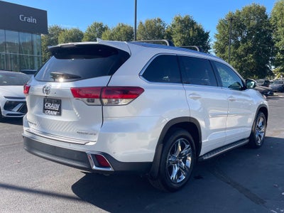 2018 Toyota Highlander Limited Platinum Leather, One Owner, Moonroof, Third Row