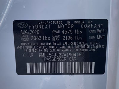 2027 Hyundai SONATA HYBRID Limited