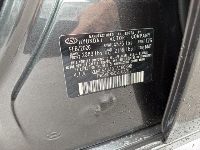 2026 Hyundai SONATA HYBRID Limited