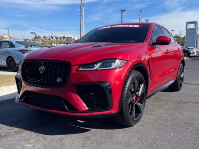 2023 Jaguar F-PACE SVR Clean CarFax, Leather, Moonroof