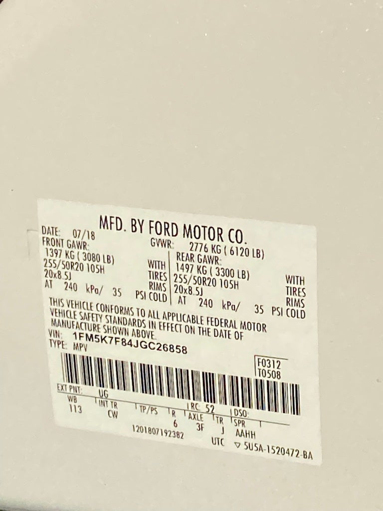 2018 Ford Explorer Limited