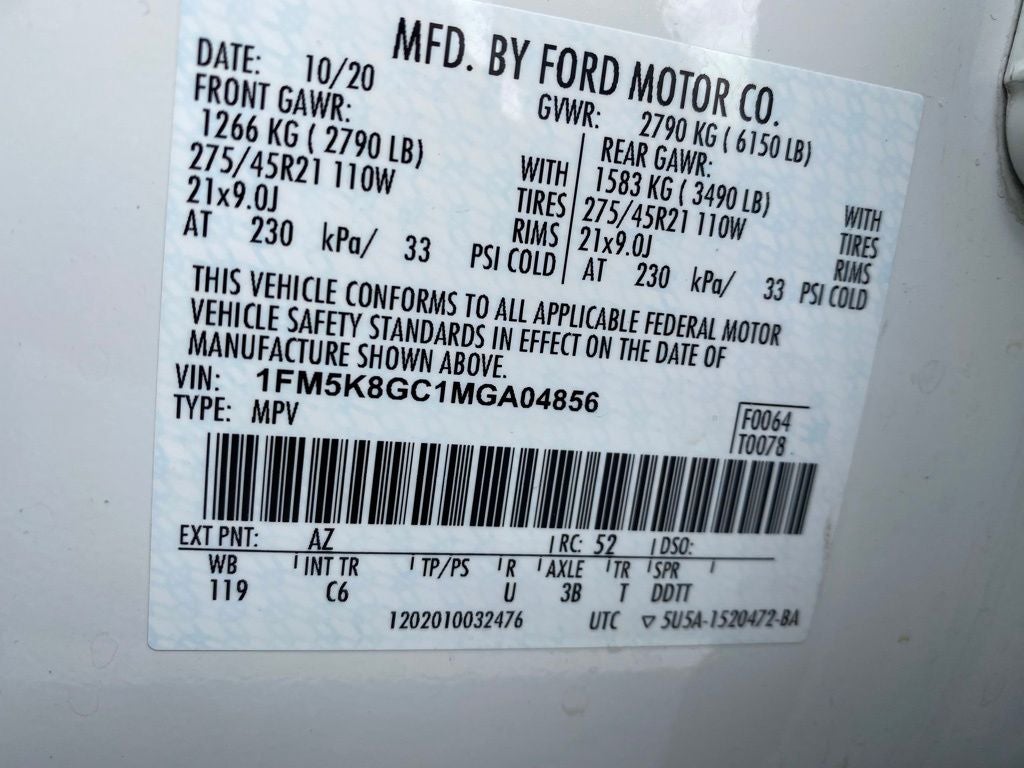 2021 Ford Explorer ST