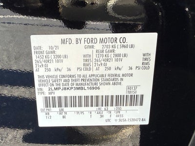 2021 Lincoln Nautilus Reserve