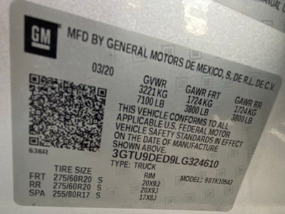 2020 GMC Sierra 1500 SLT