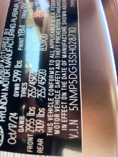 2025 Hyundai SANTA FE HYBRID Calligraphy