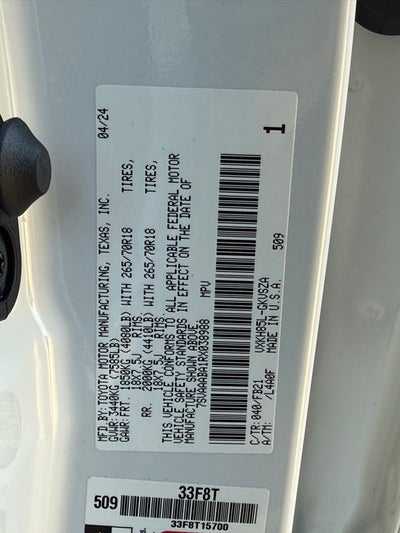 2024 Toyota Sequoia SR5