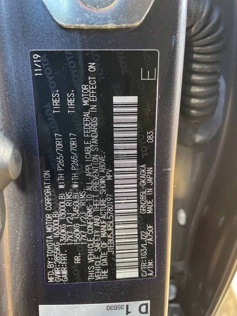 2020 Toyota 4Runner Venture