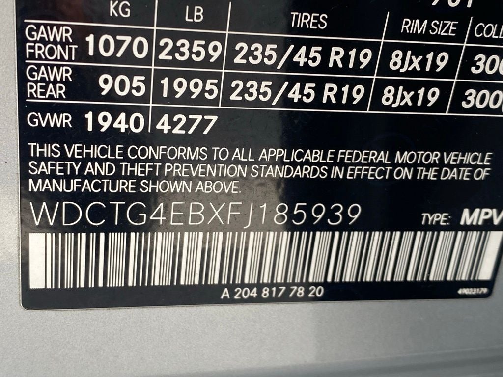 2015 Mercedes-Benz GLA GLA 250