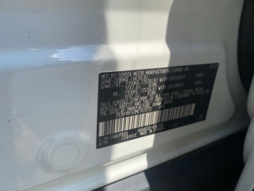 2021 Toyota RAV4 LE
