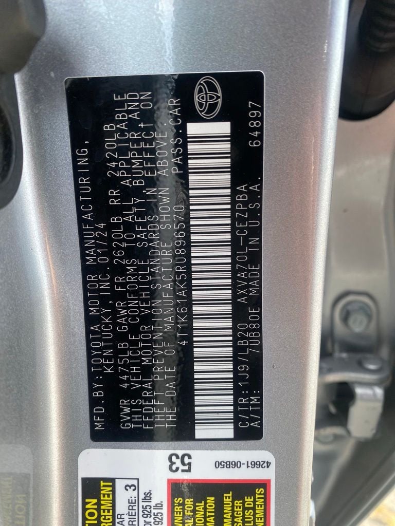 2024 Toyota Camry XSE