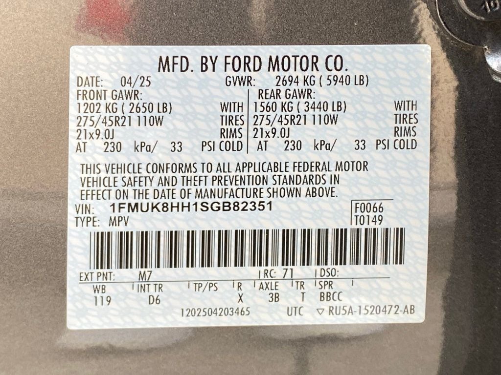 2025 Ford Explorer Platinum