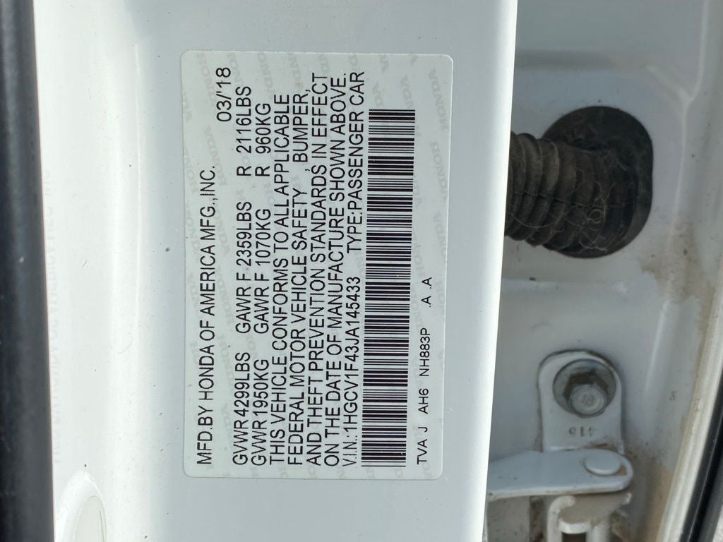 2018 Honda Accord EX
