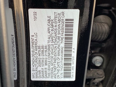 2022 Honda Accord Sport Special Edition