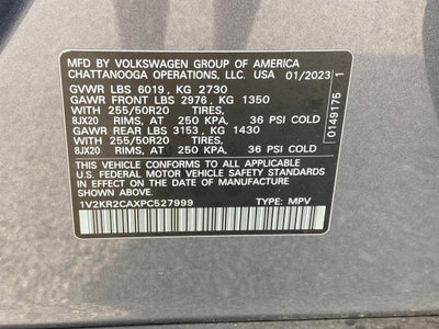 2023 Volkswagen Atlas 3.6L V6 SE w/Technology