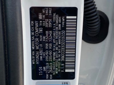 2025 Hyundai TUCSON SEL Convenience