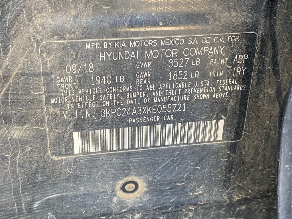 2019 Hyundai ACCENT SEL