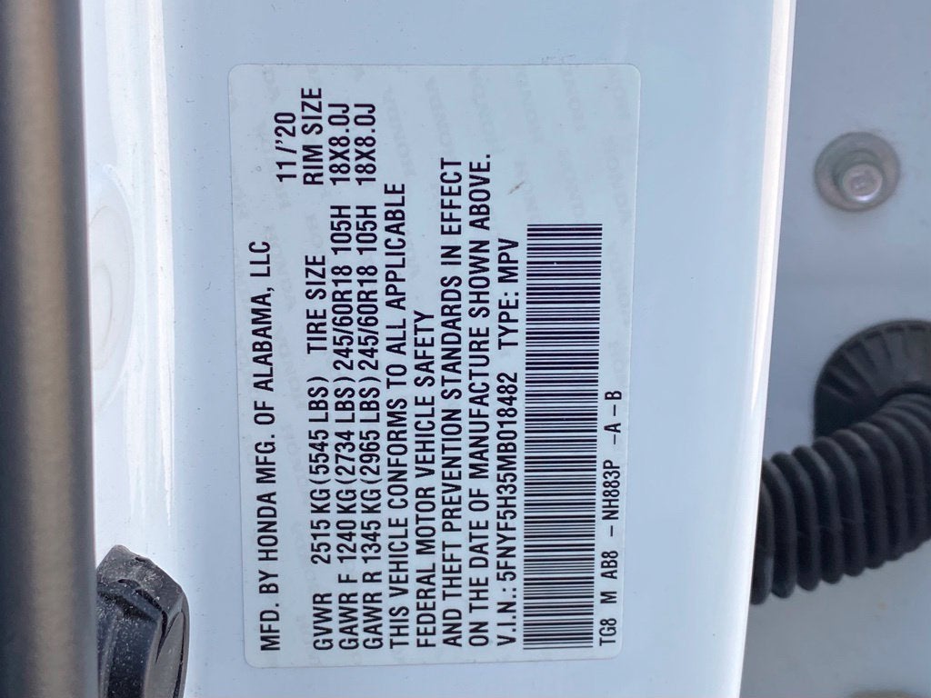 2021 Honda Pilot EX