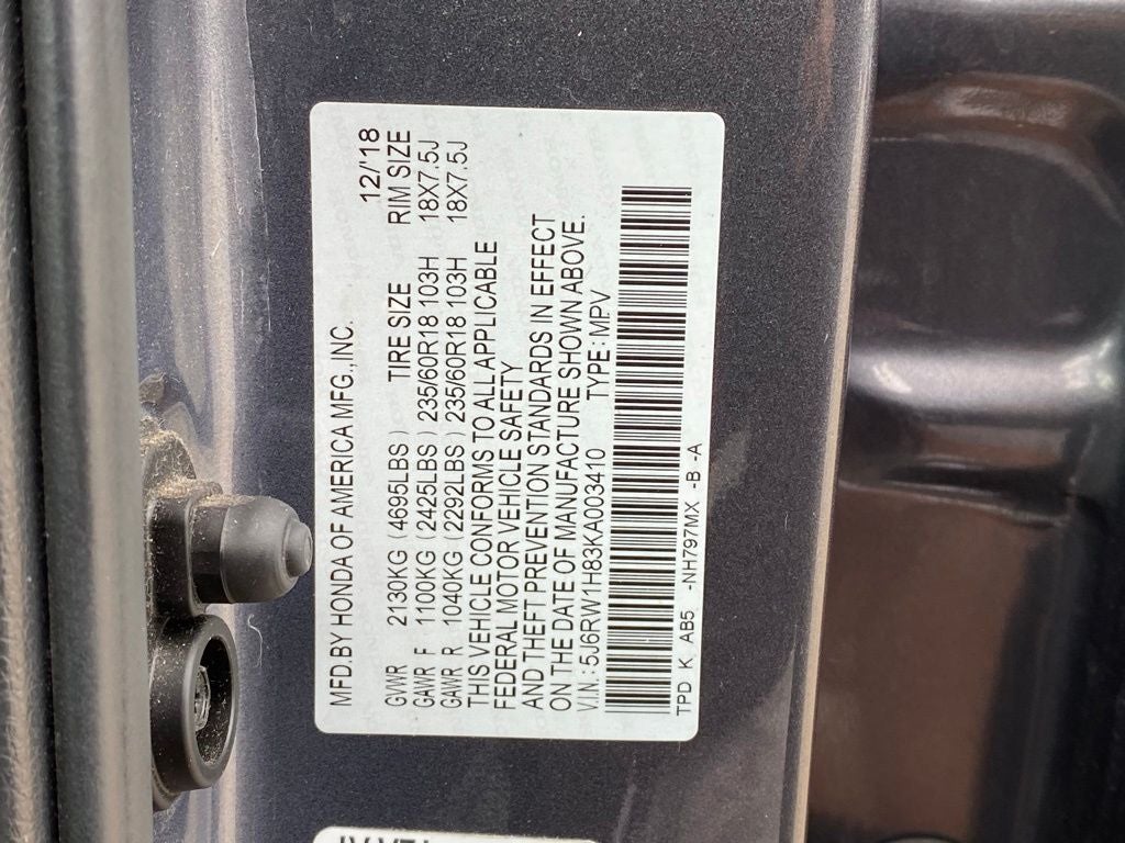 2019 Honda CR-V EX-L