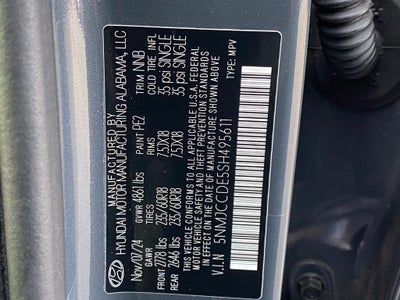 2025 Hyundai TUCSON SEL Convenience