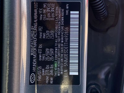 2026 Hyundai TUCSON Limited FWD