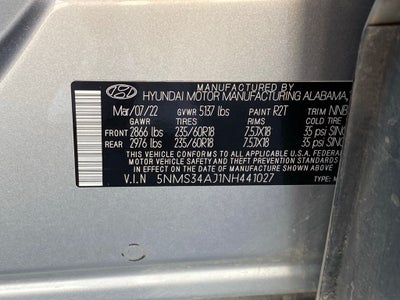 2022 Hyundai SANTA FE SEL