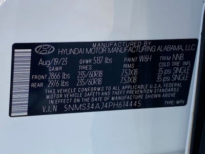 2023 Hyundai SANTA FE SEL